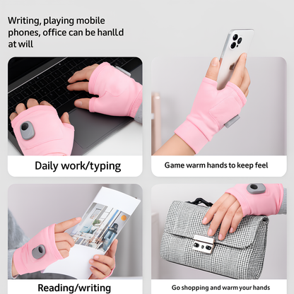Rechargeable Heated Fingerless Gloves
