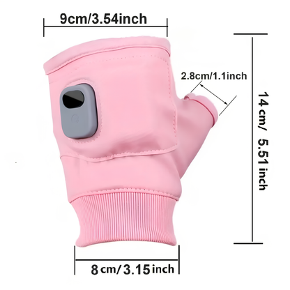 Rechargeable Heated Fingerless Gloves